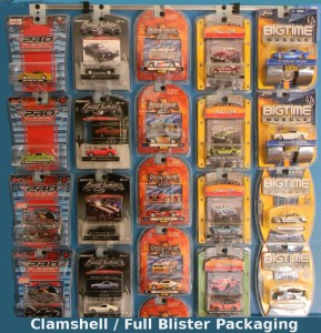 Display Diecast Clamshell Blister Pack Cards